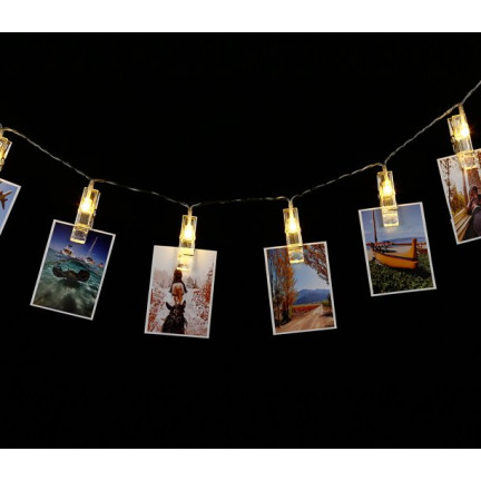 ZD73 LAMPKI LED KLAMERKI DEKORACYJNE ŚWIATEŁKA ZDJĘCIA