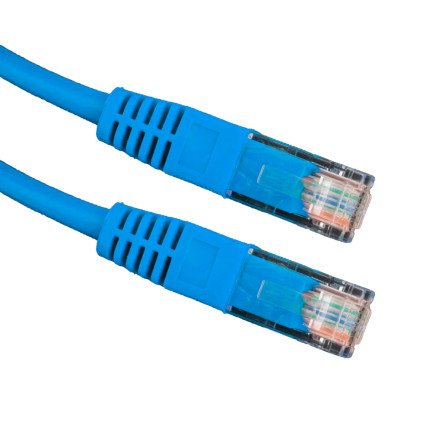EB273B KABEL UTP CAT 5E PATCHCORD 1M NIEBIESKI