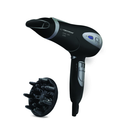 EBH005K SUSZARKA DO WŁOSÓW z JONIZACJĄ 2200W DYFUZOR DUŻA MOC REGULACJA NAWIEWU