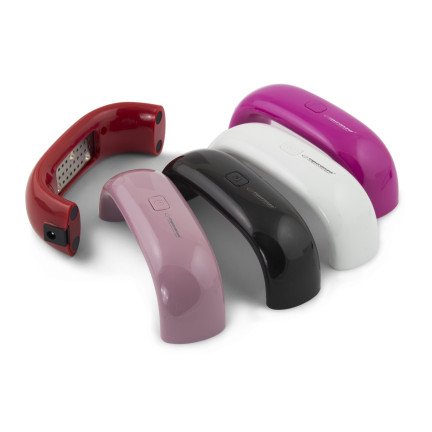 EBN003R LAMPA UV DO PAZNOKCI HYBRYDOWYCH PEARL CZERWONA