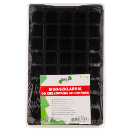 EDA3258 MINI SZKLARNIA KIEŁKOWNIK INSPEKT ROZSADA 40 KOMÓR
