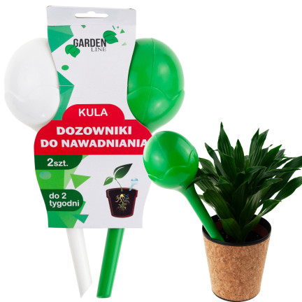 EDA8563-NEW KULE DO NAWADNIANIA DOZOWNIKI WBIJANE KWIATÓW ROŚLIN NAWADNIACZ 2SZT. KULA