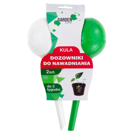 EDA8563-NEW KULE DO NAWADNIANIA DOZOWNIKI WBIJANE KWIATÓW ROŚLIN NAWADNIACZ 2SZT. KULA