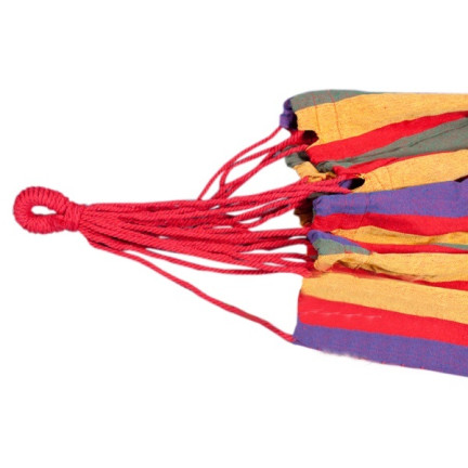 UU29 HAMAK OGRODOWY 2-OSOBOWY BUJAK HUŚTAWKA LEŻAK POKROWIEC 200x160 CM + linki