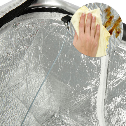 DO71C KOSZYK PIKNIKOWY TERMICZNY DUŻY SKŁADANY NA ZAKUPY POJEMNY TURYSTYCZNY plaż