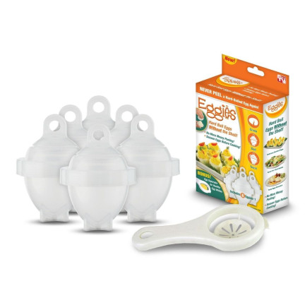 KD37 zestaw Eggies do gotowania JAJEK BEZ SKORUPEK