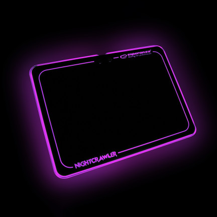 EGP104 PODKŁADKA GAMING POD MYSZ PODŚWIETLANA NIGHTCRAWLER