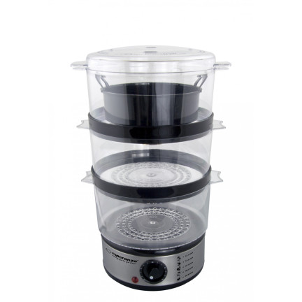 EKG009 PAROWAR - GOTOWANIE NA PARZE TIMER 3 poziomy MISKA