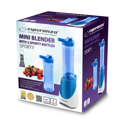 EKM015B ESPERANZA BLENDER OSOBISTY SPORTY NIEBIESKI