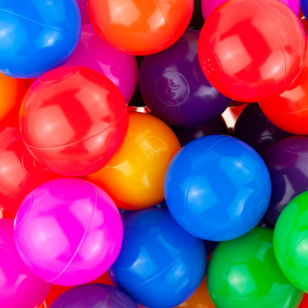 EP100 PIŁKI PIŁECZKI KULKI 6cm SUCHEGO BASENU KOJCA 100