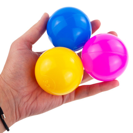 EP100 PIŁKI PIŁECZKI KULKI 6cm SUCHEGO BASENU KOJCA 100