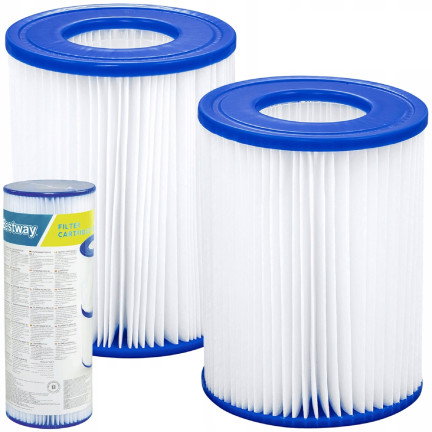 58094 FILTR DO POMPY BASENOWEJ TYP II - BESTWAY 2SZT