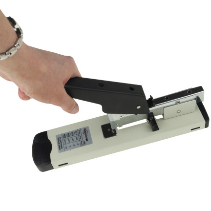 FT9 ZSZYWACZ BIUROWY DUŻY 100 KARTEK SOLIDNY METALOWY MARGINES RÓŻNE ZSZYWKI