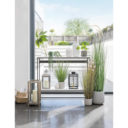 CV06319 DUŻA 85CM SZTUCZNA TRAWA W DONICZCE FEJKA