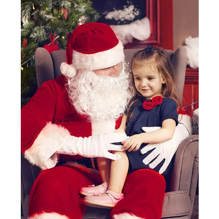 TG63185 PROFESJONALNY STRÓJ ŚWIĘTEGO MIKOŁAJA WELUROWY NA BOŻE NARODZENIE GWIAZDOR