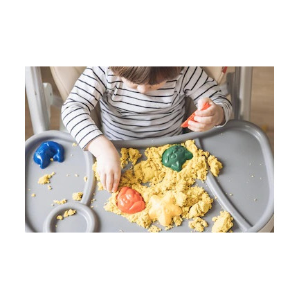 TG60132-2 PIASEK KINETYCZNY MAGICZNY 1KG PIASKOLINA KOLORY ŻÓŁTY cytrynowy