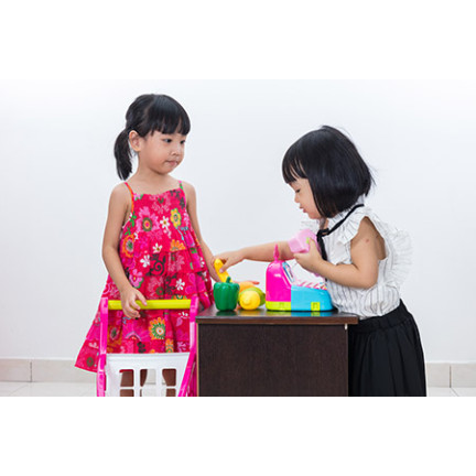 TG55520 KASA SKLEPOWA FISKALNA SKANER ZABAWKOWA SKLEP DLA DZIECI RÓŻOWA PIENIĄDZE