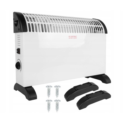 EHH008 GRZEJNIK ELEKTRYCZNY ENERGOOSZCZĘDNY TERMOSTAT KONWEKTOR SUPER MOCNY 2000W