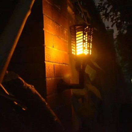 TG67269 LAMPA SOLARNA pochodnia LED 3w1 WBIJANA KINKIET LATARNIA LATARENKA STOJĄCA