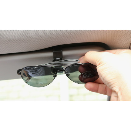 DO75 KLIPS UCHWYT NA OKULARY DO SAMOCHODU NA OSŁONĘ PRZECIWSŁONECZNĄ