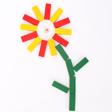 TG56690 GRA CHWIEJĄCA SIĘ WIEŻA KOLOROWA DREWNIANA  TOWARZYSKA UKŁADANIE WIEŻY