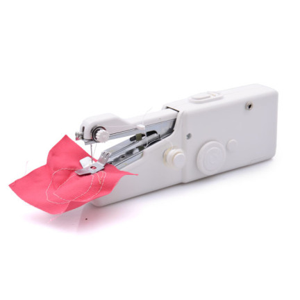 DO15 MASZYNA DO SZYCIA RĘCZNA MINI PRZENOŚNA ELEKTRYCZNA NA BATERIE + AKCESORIA