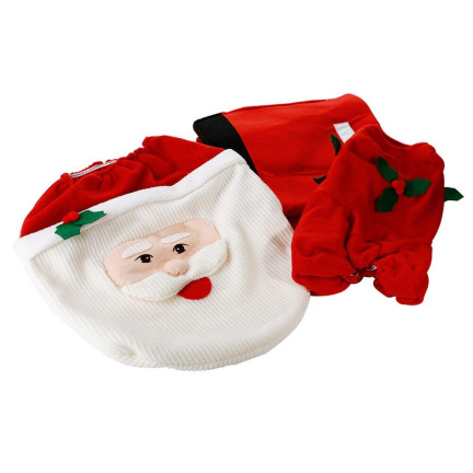 TG44434 ZESTAW ŁAZIENKOWY do WC ŁAZIENKI ŚWIĄTECZNY święty MIKOŁAJ POKROWIEC DYWANIK