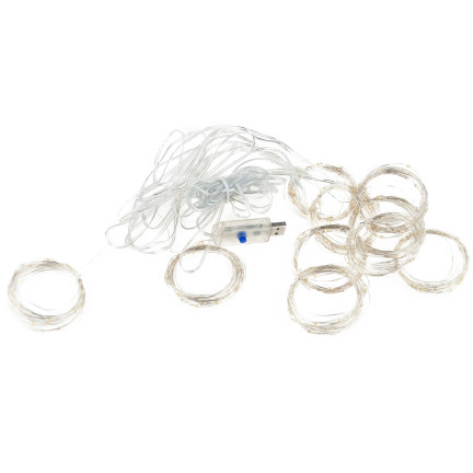 DC-26 KURTYNA ŚWIETLNA 3X2M BIAŁY CIEPŁY