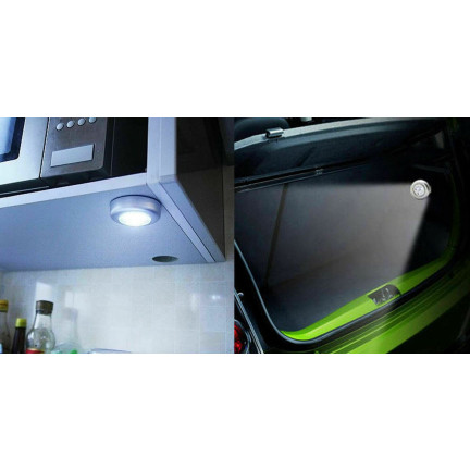 LP10 LAMPKA 3 LED SAMOPRZYLEPNA NA BATERIE SAMOPRZYLEPNE