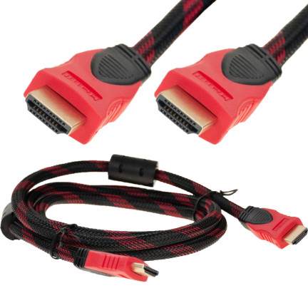 TG66916 KABEL PRZEWÓD HDMI - HDMI 5m 3D 4K FULL HD OPLOT