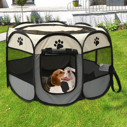 TG64647 KOJEC KLATKA DLA PSA KOTA ZAGRODA LEGOWISKO BRAMKA PODRÓŻNA SKŁADANA