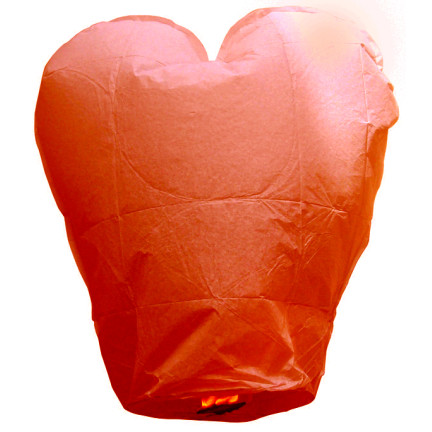 DD19 LAMPION SZCZĘŚCIA LAMPIONY latający SERCE ŚLUB WESELE