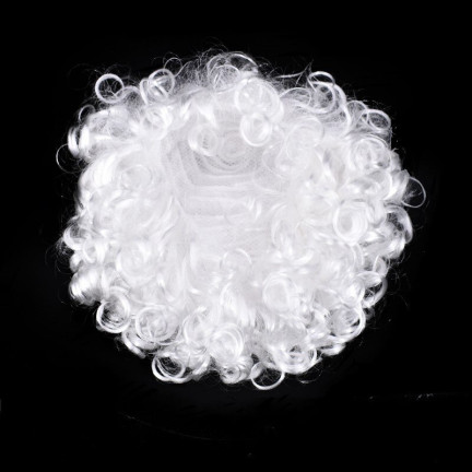 TG63178 PERUKA AFRO DLA ŚWIĘTEGO MIKOŁAJA BIAŁA STRÓJ ANIOŁKA ANIOŁ PRZEBRANIE