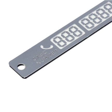 NN73 Tabliczka Parkingowa z numerem telefonu na szybę 