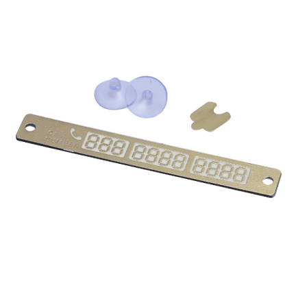 NN73 Tabliczka Parkingowa z numerem telefonu na szybę 