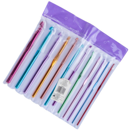 HH80 SZYDEŁKA ZESTAW DO SZYDEŁKOWANIA 12 SZYDEŁEK 2-8MM KOMPLET zimowe wieczory