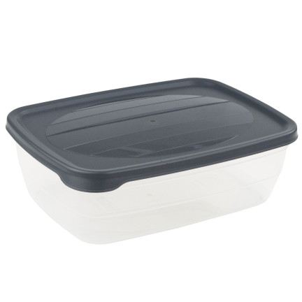 HOB021017 KOMPLET 3 POJEMNIKÓW PROSTOKĄTNYCH 2L DO ŻYWNOŚCI