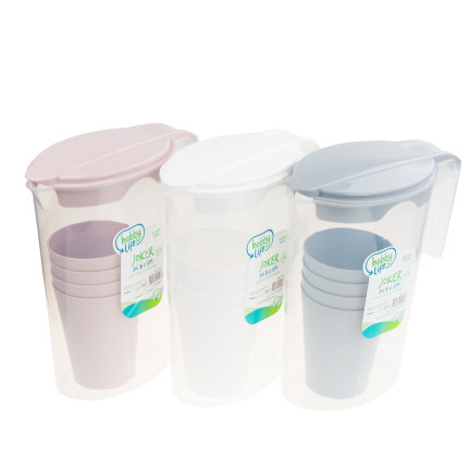 HOB061115 DZBANEK Z 4 KUBKAMI 1,75L