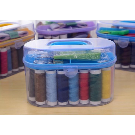 3123 ZESTAW KRAWIECKI PRZYBORNIK DO SZYCIA AKCESORIA XL NICI IGŁY OPAKOWANIE