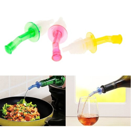 TG56257 NALEWAK DOZOWNIK DO BUTELEK WINA OLEJU ZESTAW 3SZT