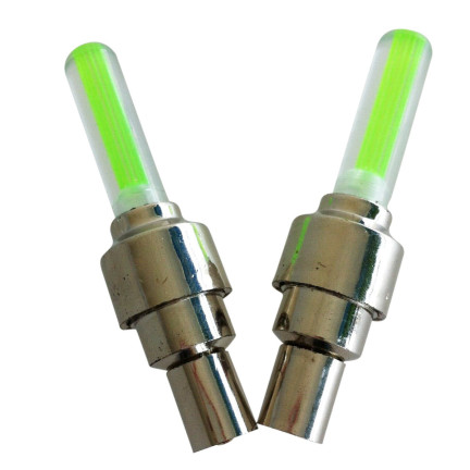 LP31 WENTYLKI WENTLE Wentyle Świecące 2szt led nakładki rowerowe lub samochodowe