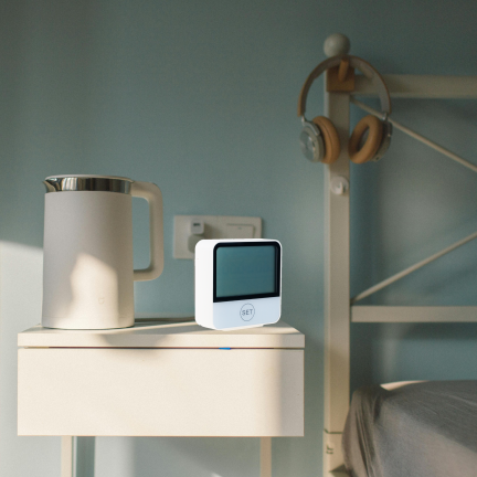 IM016 TERMOMETR STACJA POGODOWA POGODY BEZPRZEWODOWA HIGROMETR ZEGAR WIFI TUYA