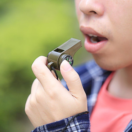 TG56533 GWIZDEK Z KOMPASEM TERMOMETR SURVIVAL PRZEŻYCIA TURYSTYCZNY BEZPIECZEŃSTWA