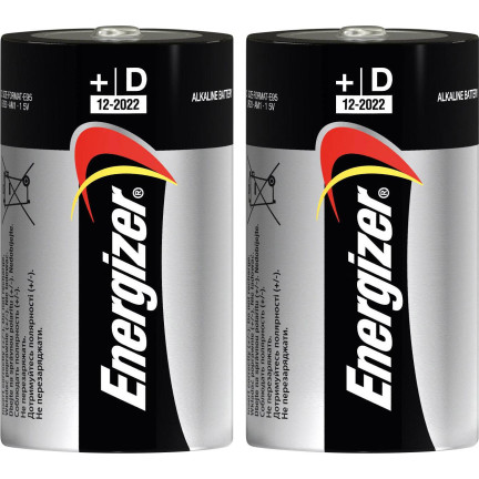 EN4 2x Bateria ENERGIZER Alkaline Power R20 D 1,5V