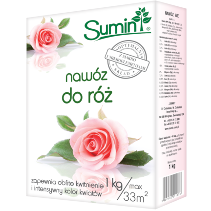 SUM14 NAWÓZ DO RÓŻ SUMIN 1KG OPTYMALNY SKŁAD