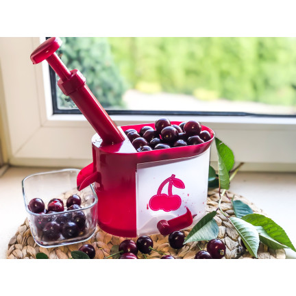 TD28 DRYLOWNICA do WIŚNI czereśni Z PRZYSSAWKĄ do blatu