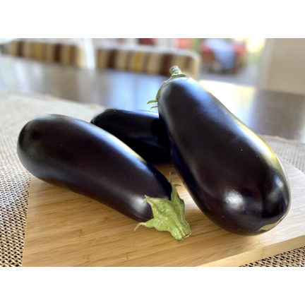 W1003 BAKŁAŻAN NASIONA OBERŻYNA BLACK BEAUTY FIOLETOWA GRUSZKA MIŁOŚCI 1G