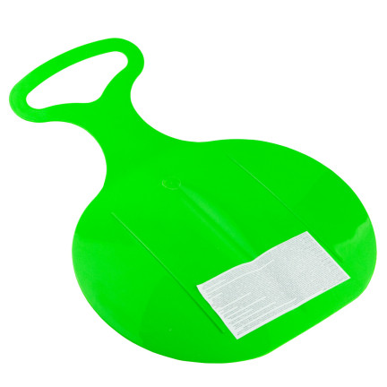 ISF-361C ŚLIZG JABŁUSZKO ślizgacz plastikowy FREE DO ZJEŻDŻANIA na ŚNIEGU ZIELONY