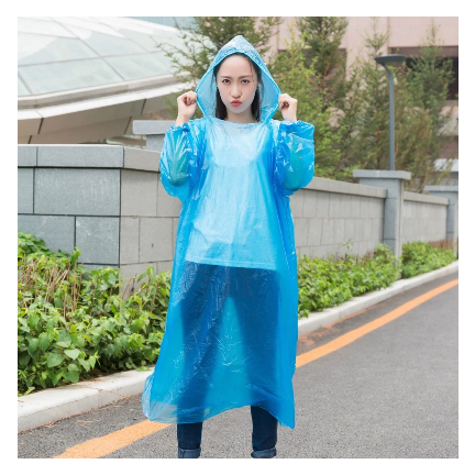 AG27 PŁASZCZ PRZECIWDESZCZOWY FOLIOWY KIESZONKOWY Uniwersalny Peleryna PONCHO