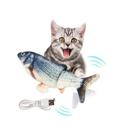 TG64361 ELEKTRYCZNA RYBA SKACZĄCA ZABAWKA DLA KOTA RYBKA